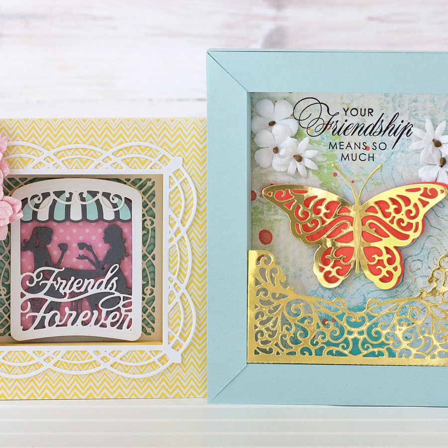 Shadowbox Collection Inspiration | Colorful Shadowboxes with Jean