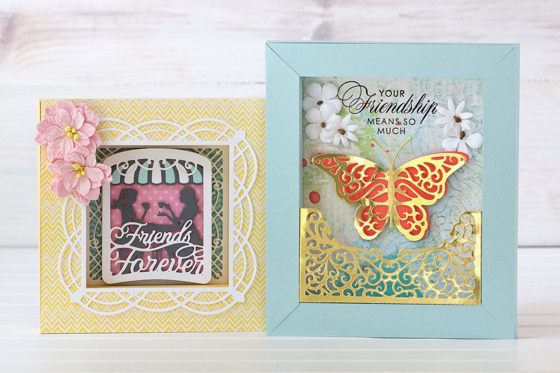 Shadowbox Collection Inspiration | Colorful Shadowboxes with Jean