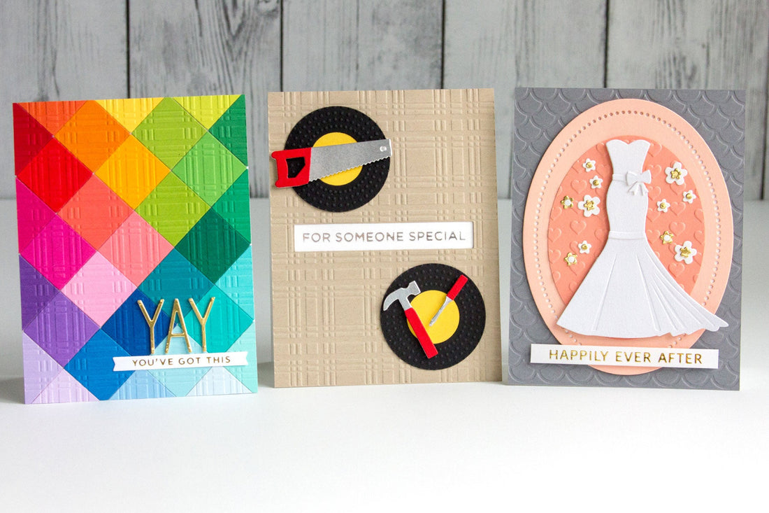 Embossing Folders Collection – Pattern Play with Jean