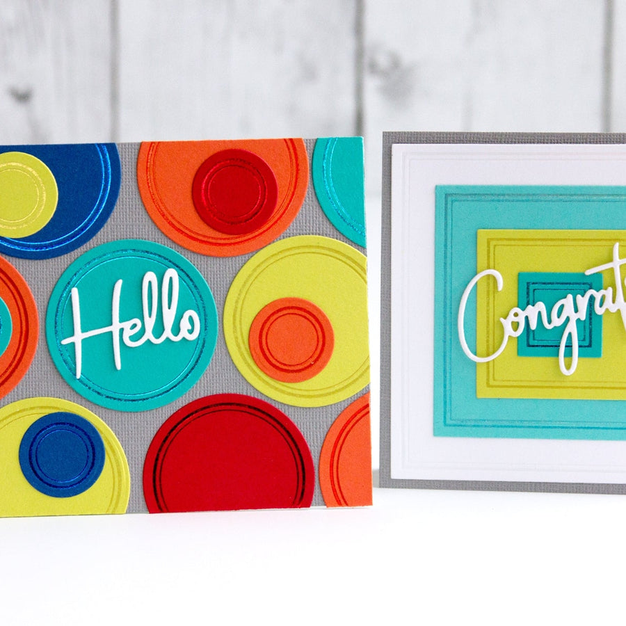 Glimmer Essentials Collection – CAS and Colorful Geometrics
