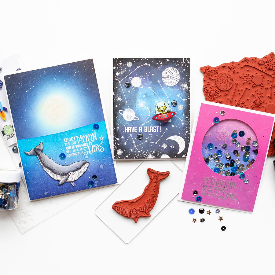 Hello Summer Inspiration | Starry Night Cards with Jung AhSang