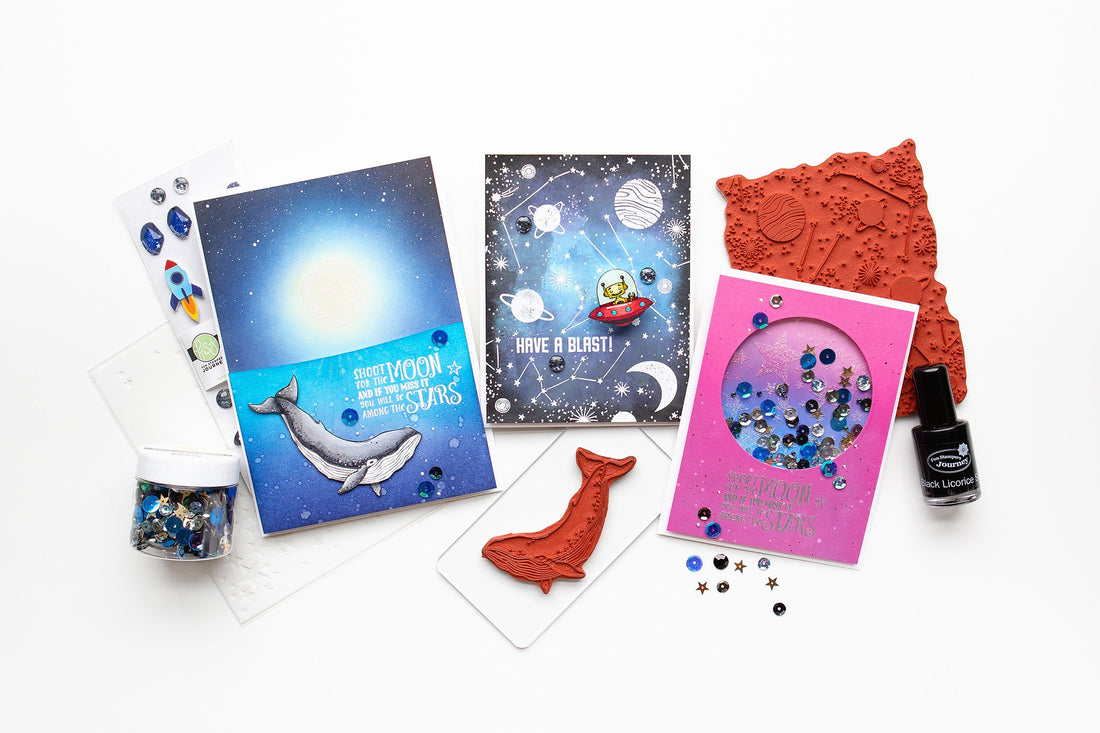 Hello Summer Inspiration | Starry Night Cards with Jung AhSang