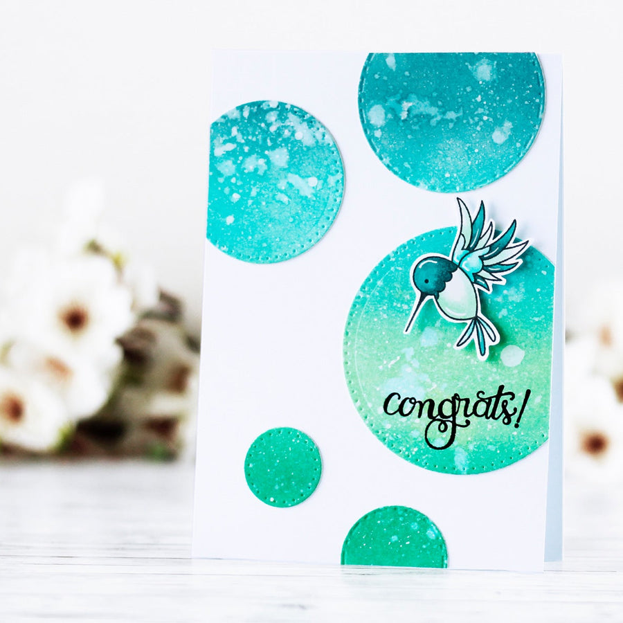 Classics March Inspiration | Ink Blended Circles Card with Kaja