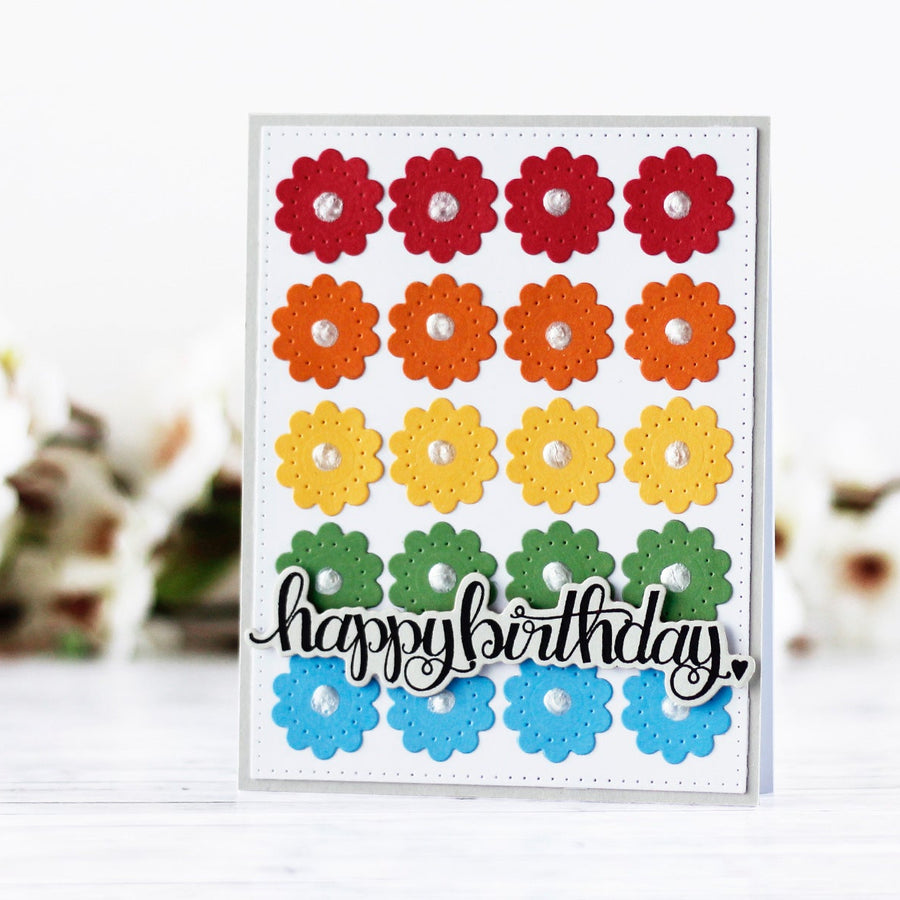 Classics March Inspiration | Colorful Floral Card with Kaja