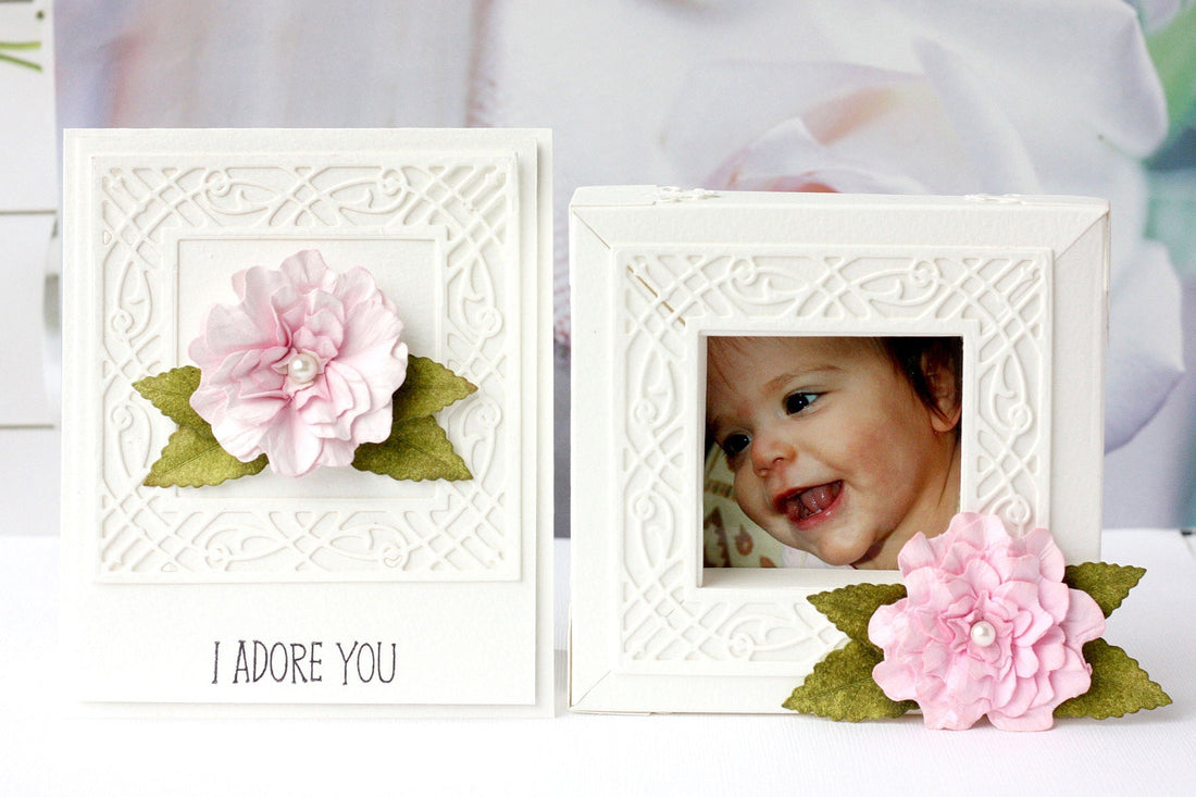 Romantic Forest Shadowbox and Shadowbox as a Photo Frame with Karin