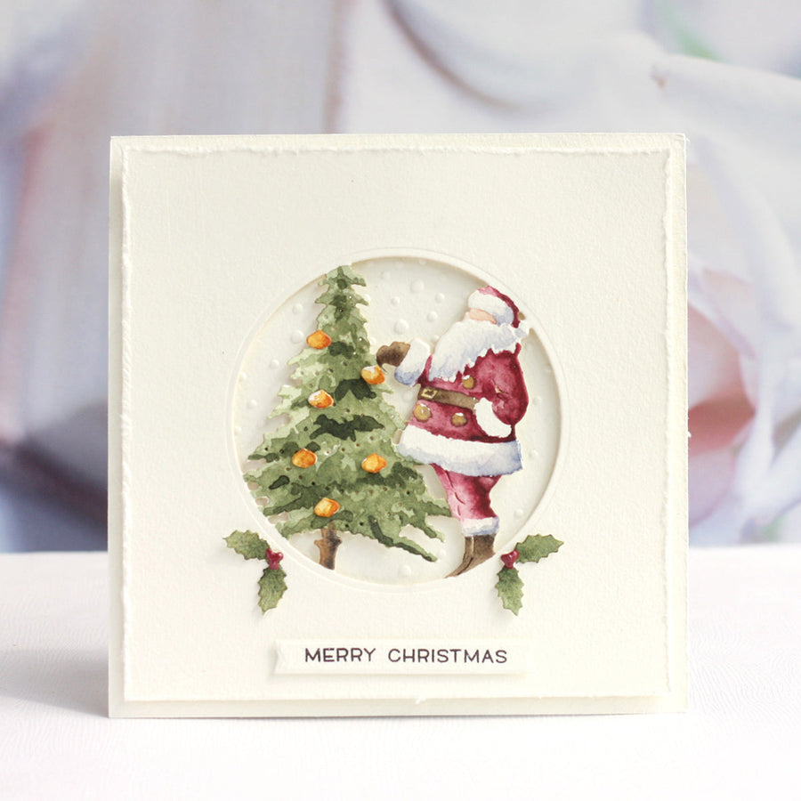 3D Holiday Vignettes Inspiration | Dimensional Christmas Cards with Karin Åkesdotter