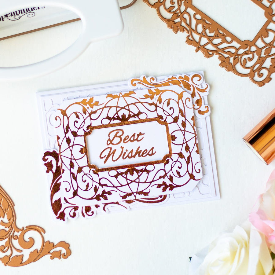 Video: The Gilded Age Collection Inspiration | Best Wishes Foiled Card with Laura Volpes