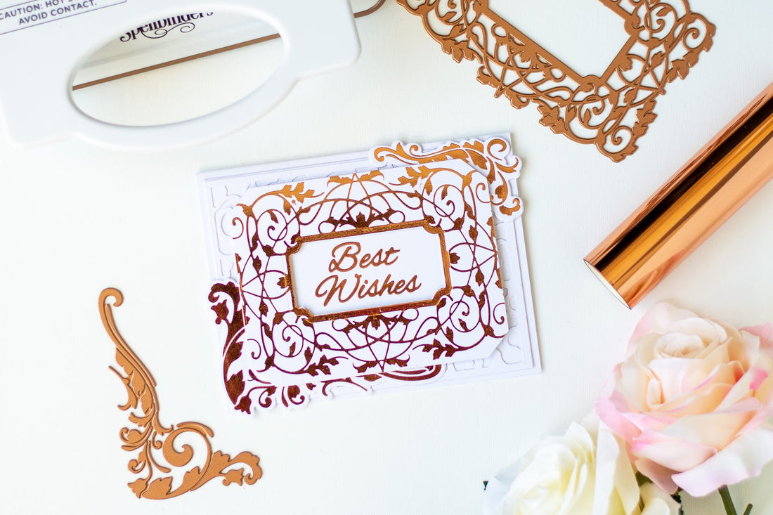 Video: The Gilded Age Collection Inspiration | Best Wishes Foiled Card with Laura Volpes