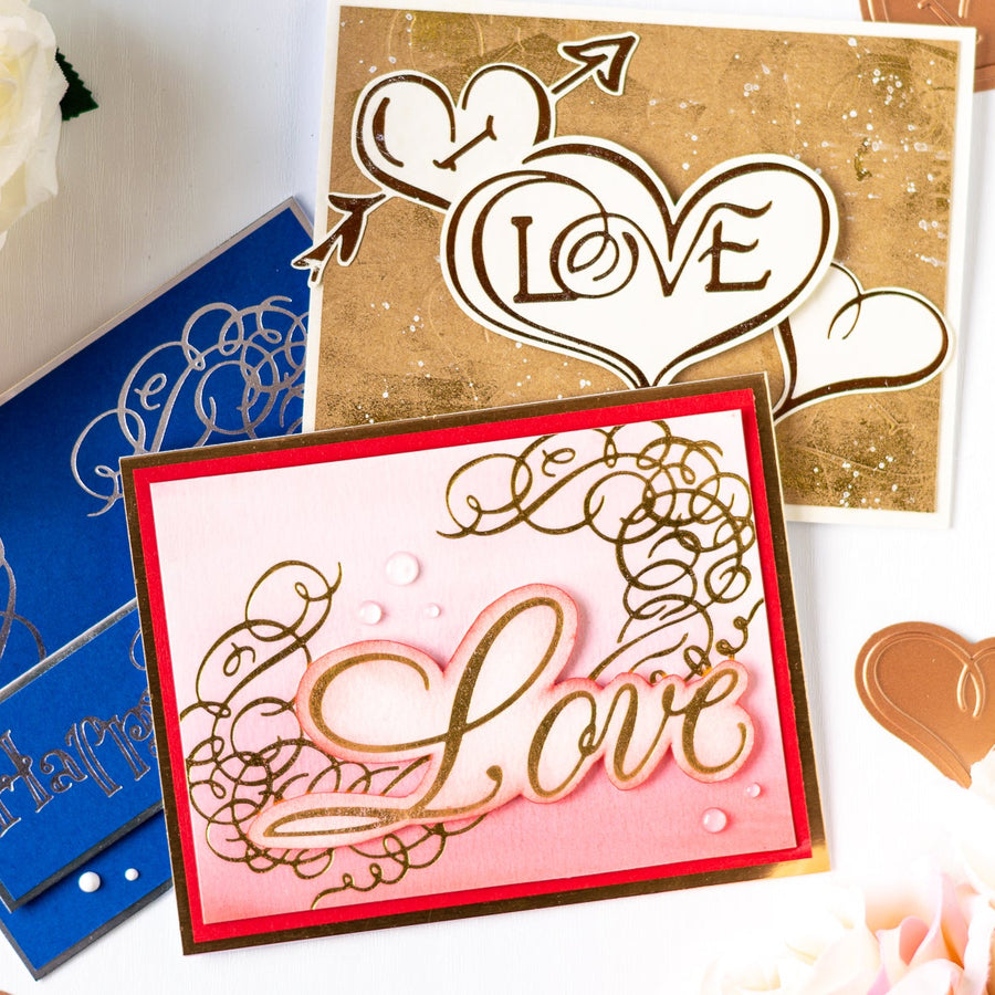 Paul Antonio Glimmer Plates Inspiration | Hot Foiling Techniques with Laura Volpes
