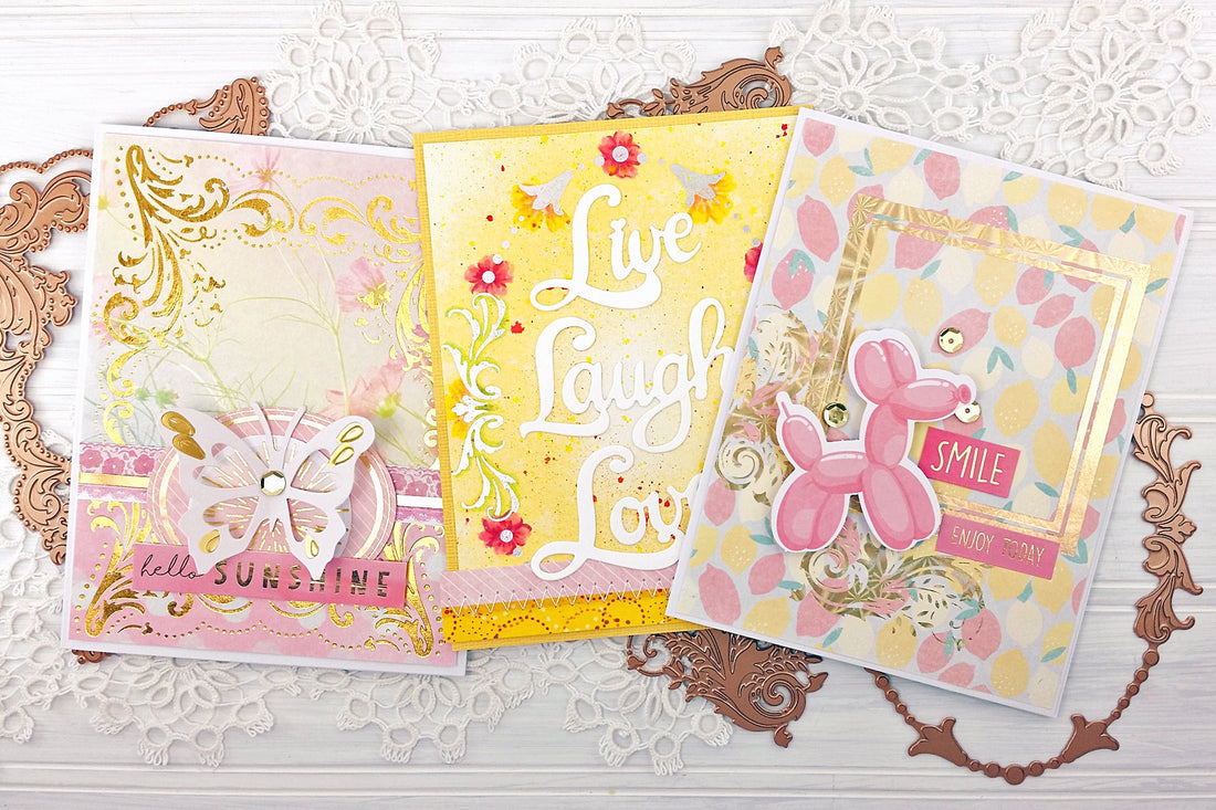 Royal Flourish Inspiration | Foiled Cards with LauraJane