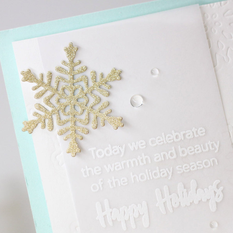 Die D-Lites Holiday Inspiration | Jumping into Christmas Cards with Laurie Willison