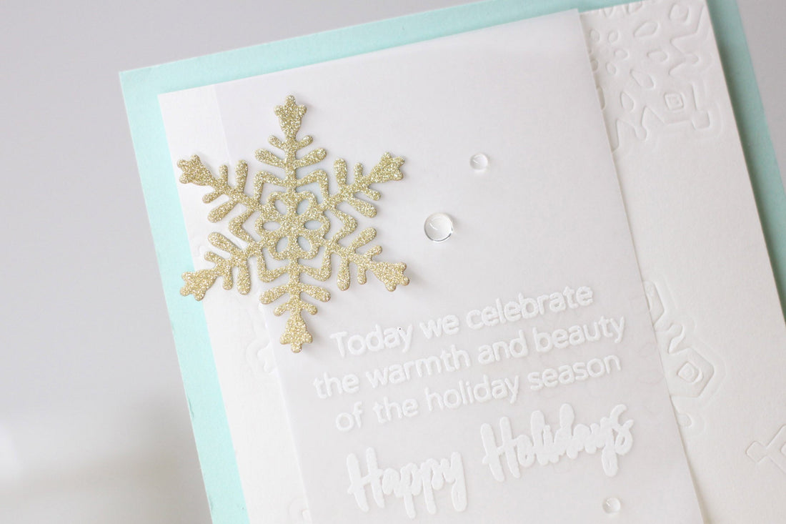 Die D-Lites Holiday Inspiration | Jumping into Christmas Cards with Laurie Willison