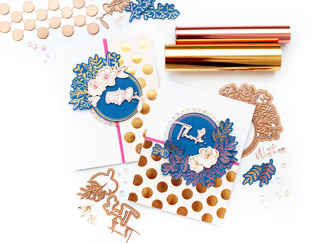Yana's Foiled Basics Inspiration | Classy Card Set Featuring Foiled Basics with Lea Lawson