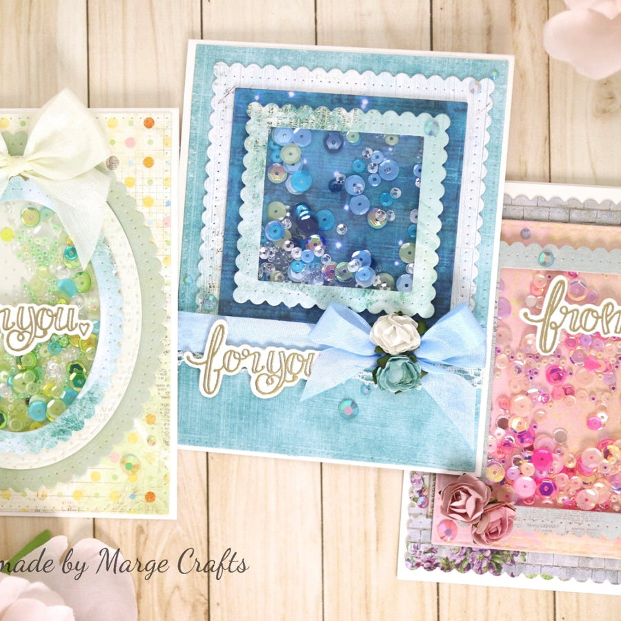 Classics March Collection Inspiration | Shaker Cards with Marge