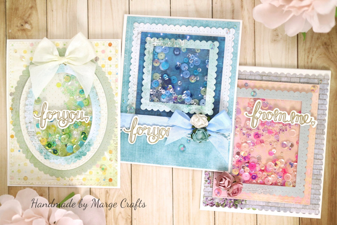 Classics March Collection Inspiration | Shaker Cards with Marge