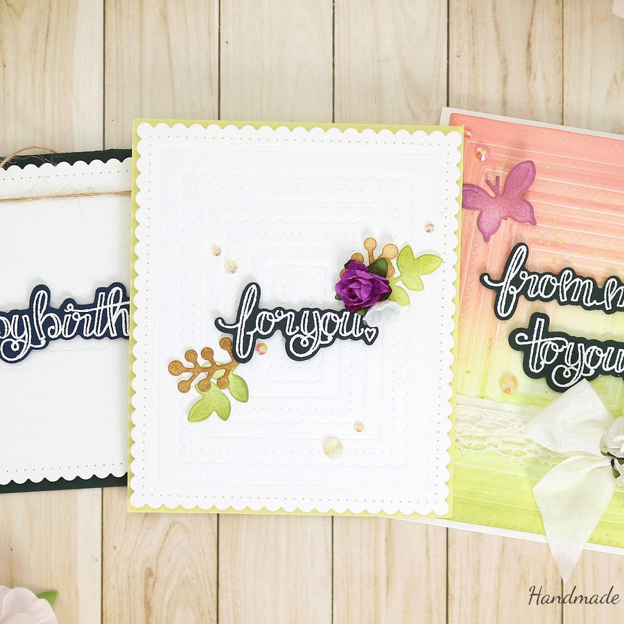 Classics March Collection Inspiration | Dry Embossed Cards with Marge