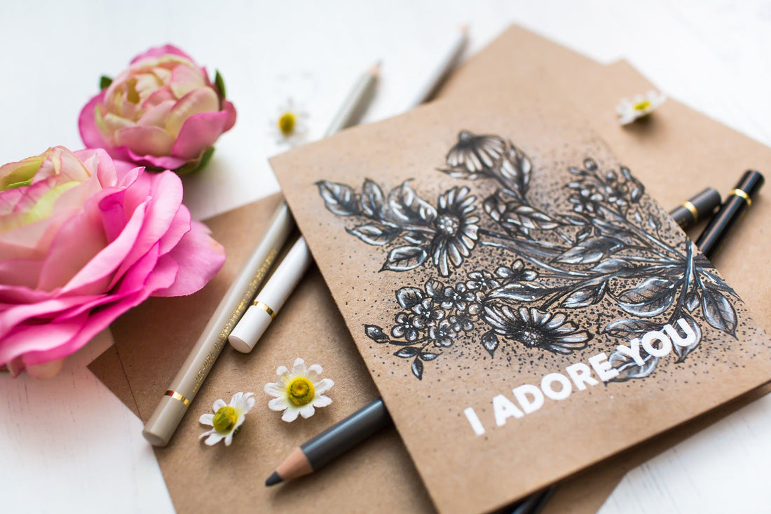 Just Add Color Inspiration | Monochromatic Floral Card with Mona Toth