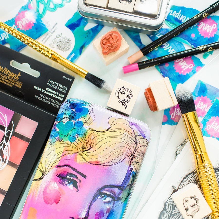 Jane Davenport NEW Artomology | Face Coloring with Mona Toth