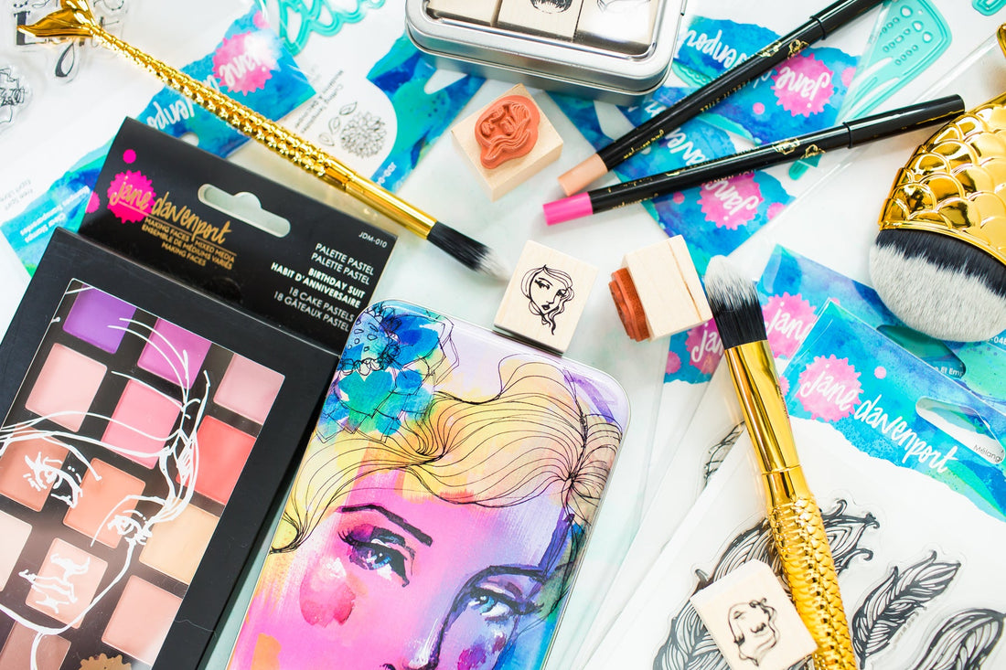 Jane Davenport NEW Artomology | Face Coloring with Mona Toth