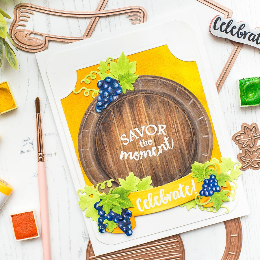 Wine Country Inspiration | Savor the Moment Card with Mona Toth