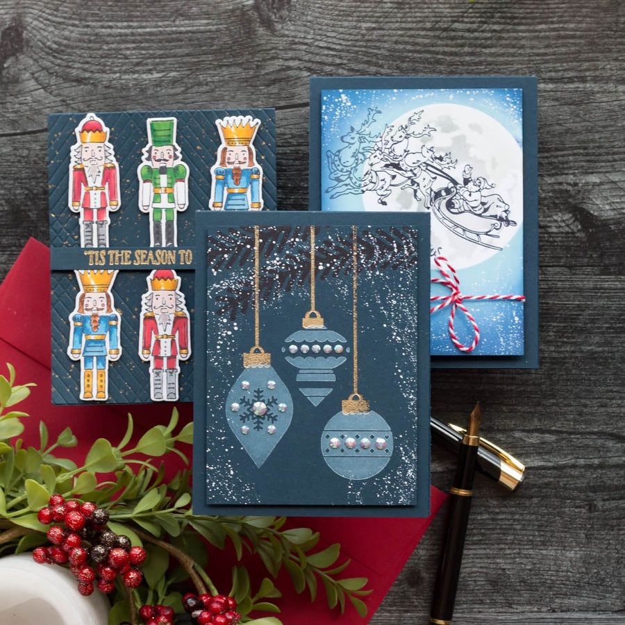 Classic Christmas Scenes with Glad Tidings