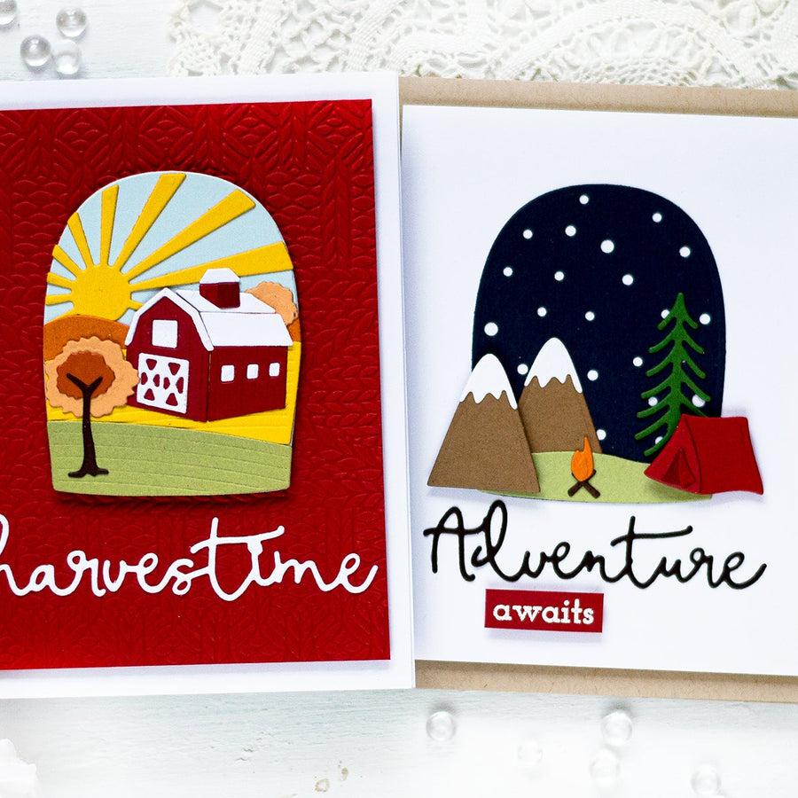 Scenic Snapshots Collection Inspiration | Seasonal Cards with Svitlana Shayevich