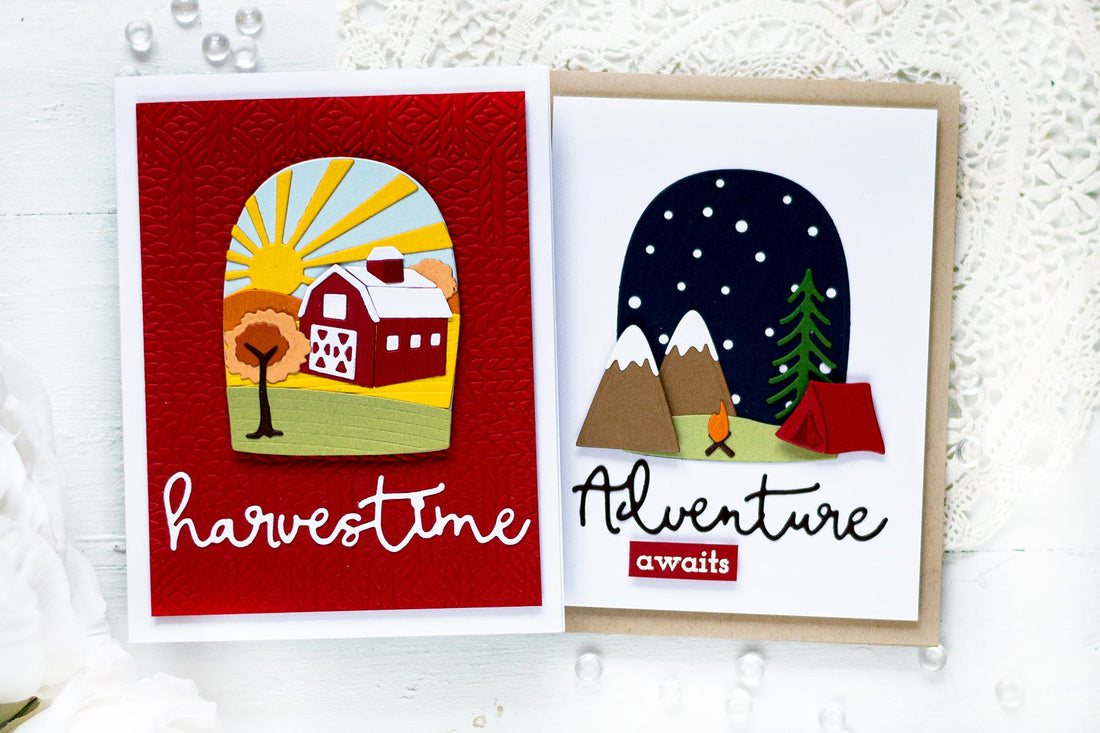 Scenic Snapshots Collection Inspiration | Seasonal Cards with Svitlana Shayevich