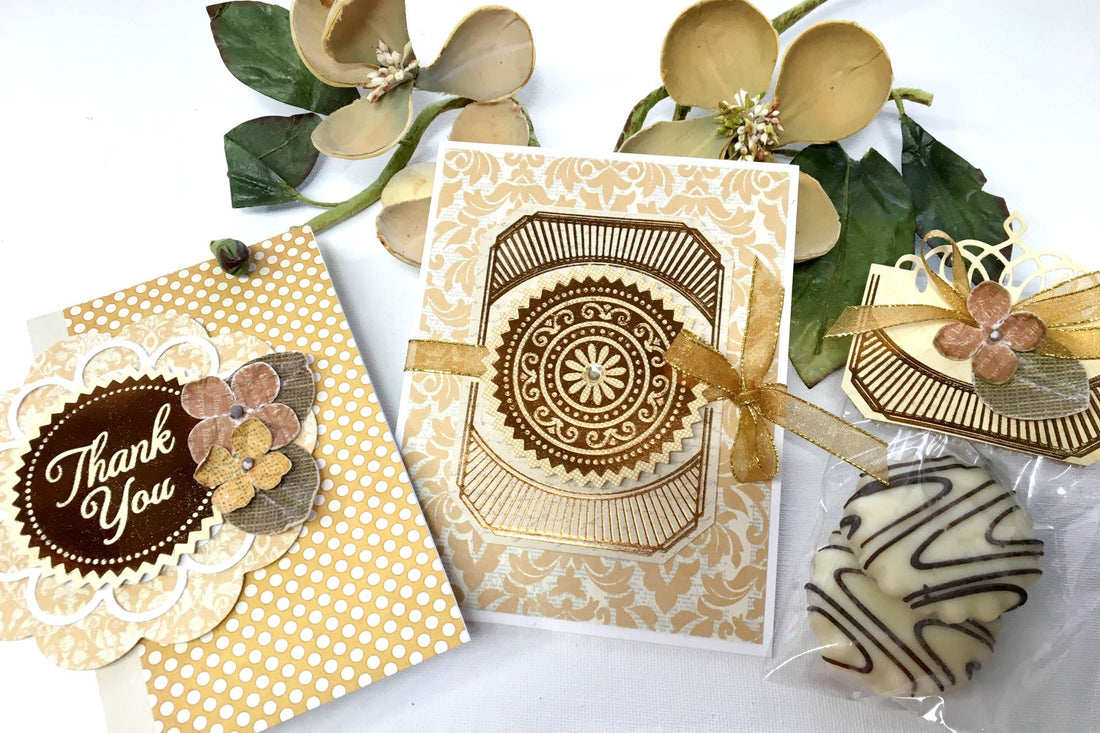 Video: Glorious Glimmer Inspiration | Thank You & Just Because Foiled Projects with Tina Smith
