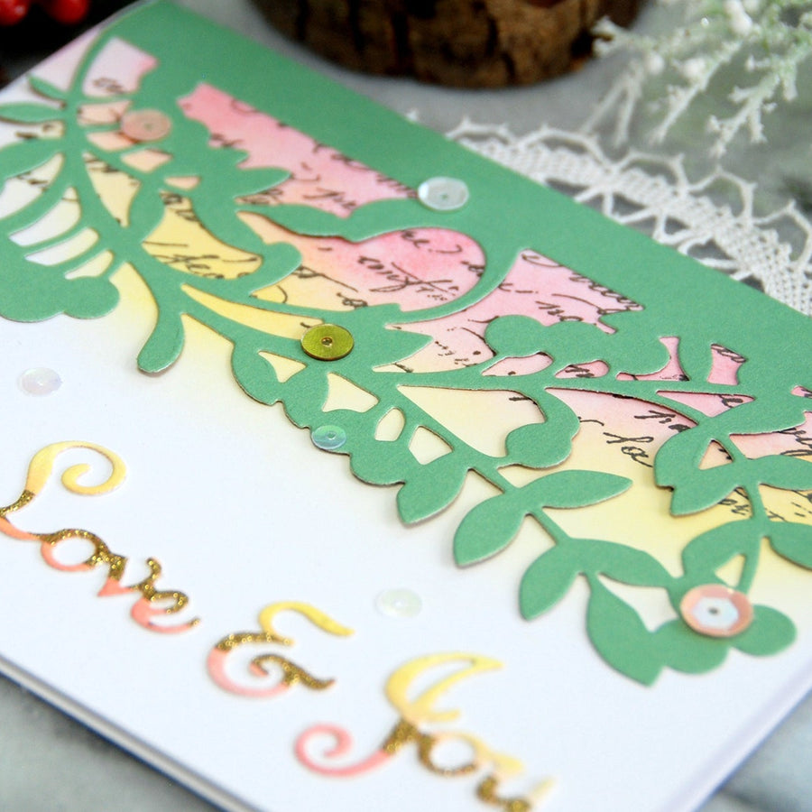 A Sweet Christmas Inspiration | Love & Joy Card with Virginia