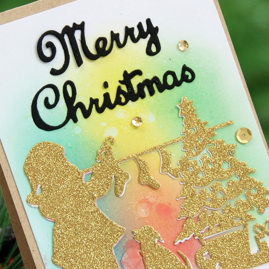 A Sweet Christmas Inspiration | Merry Christmas Card with Virginia