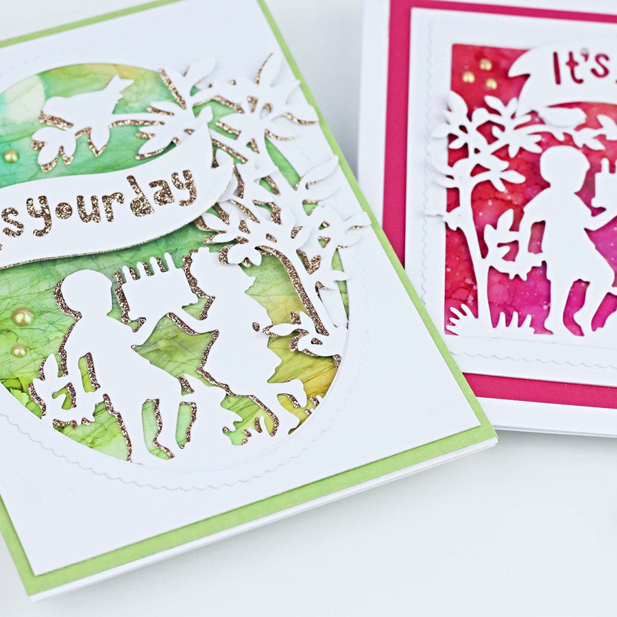 Video: Happy Collection Inspiration | Alcohol Ink Card Backgrounds with Bibi Cameron.