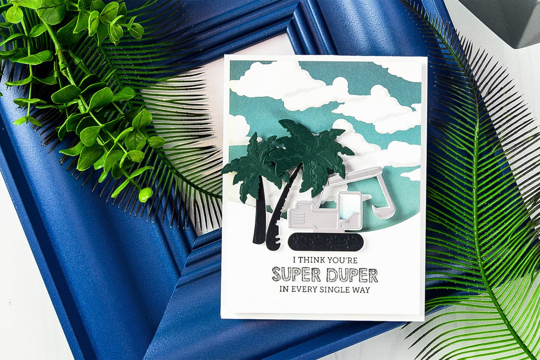 Cardmaking Inspiration | You Are Super Duper Card Featuring ​​Tractors​ Dies