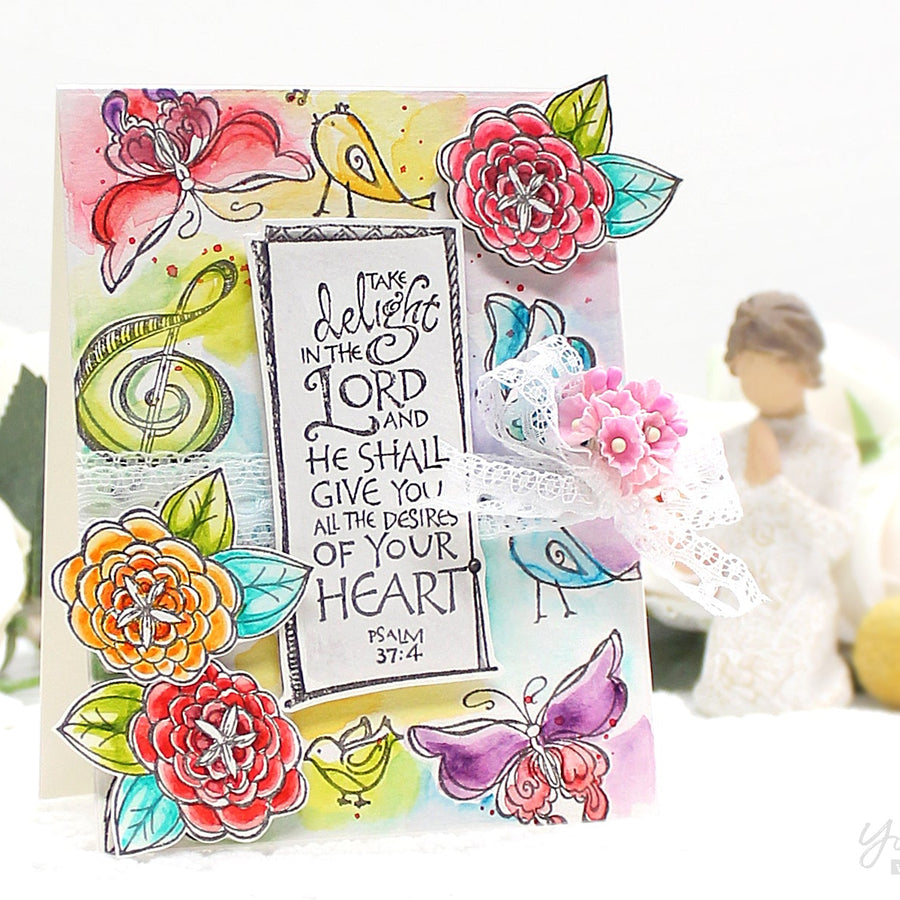 Bible Journaling Inspiration | Lord is My Strength with Yoonsun