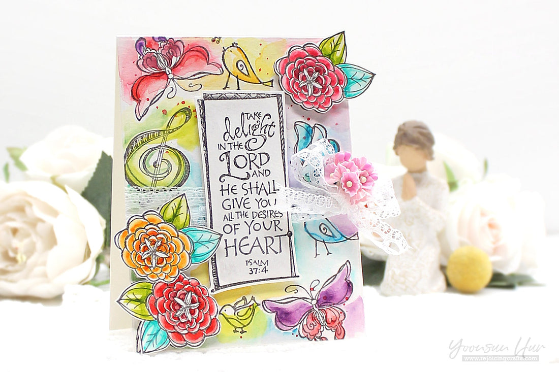 Bible Journaling Inspiration | Lord is My Strength with Yoonsun