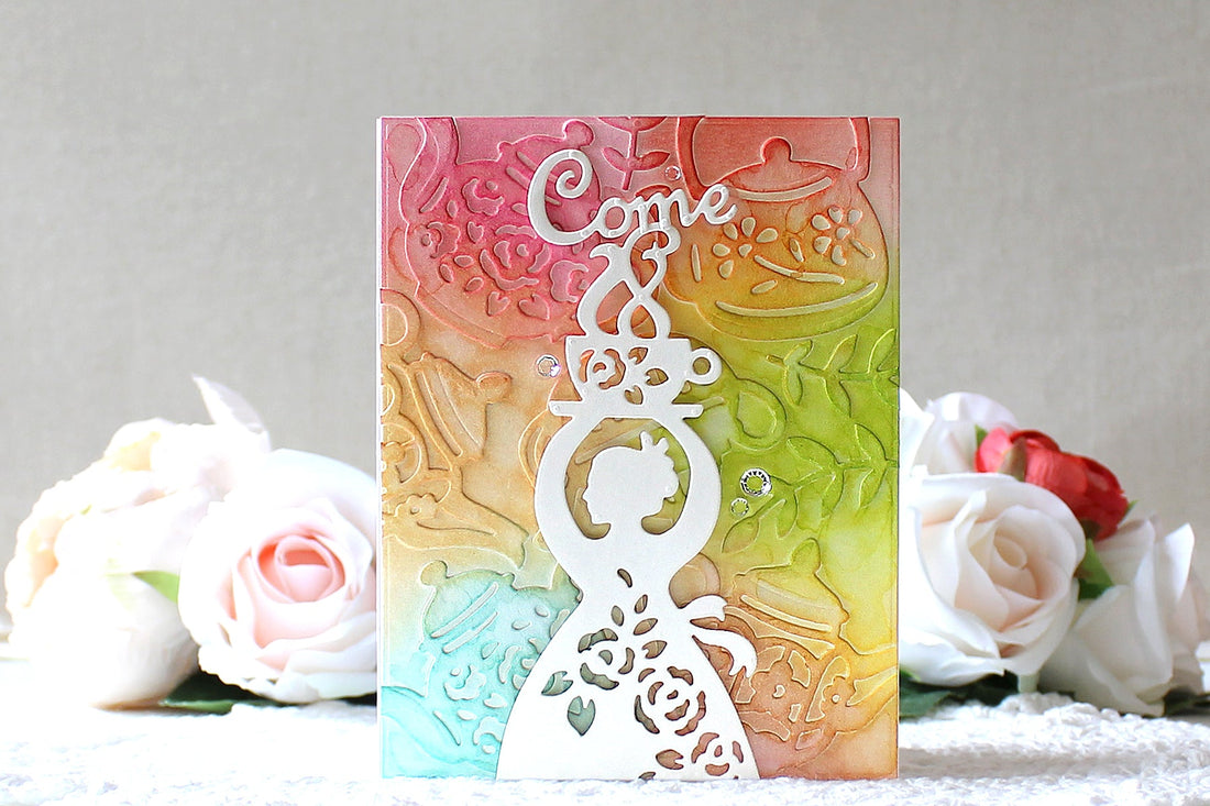 Cuppa Coffee, Cuppa Tea Inspiration | Coffee Woman Card with Yoonsun Hur