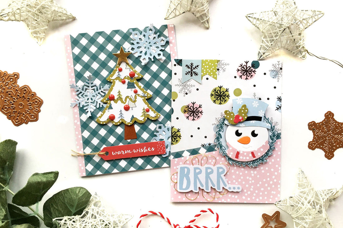 Die D-Lites Holiday Inspiration | More Christmas Cards with Enza Gudor