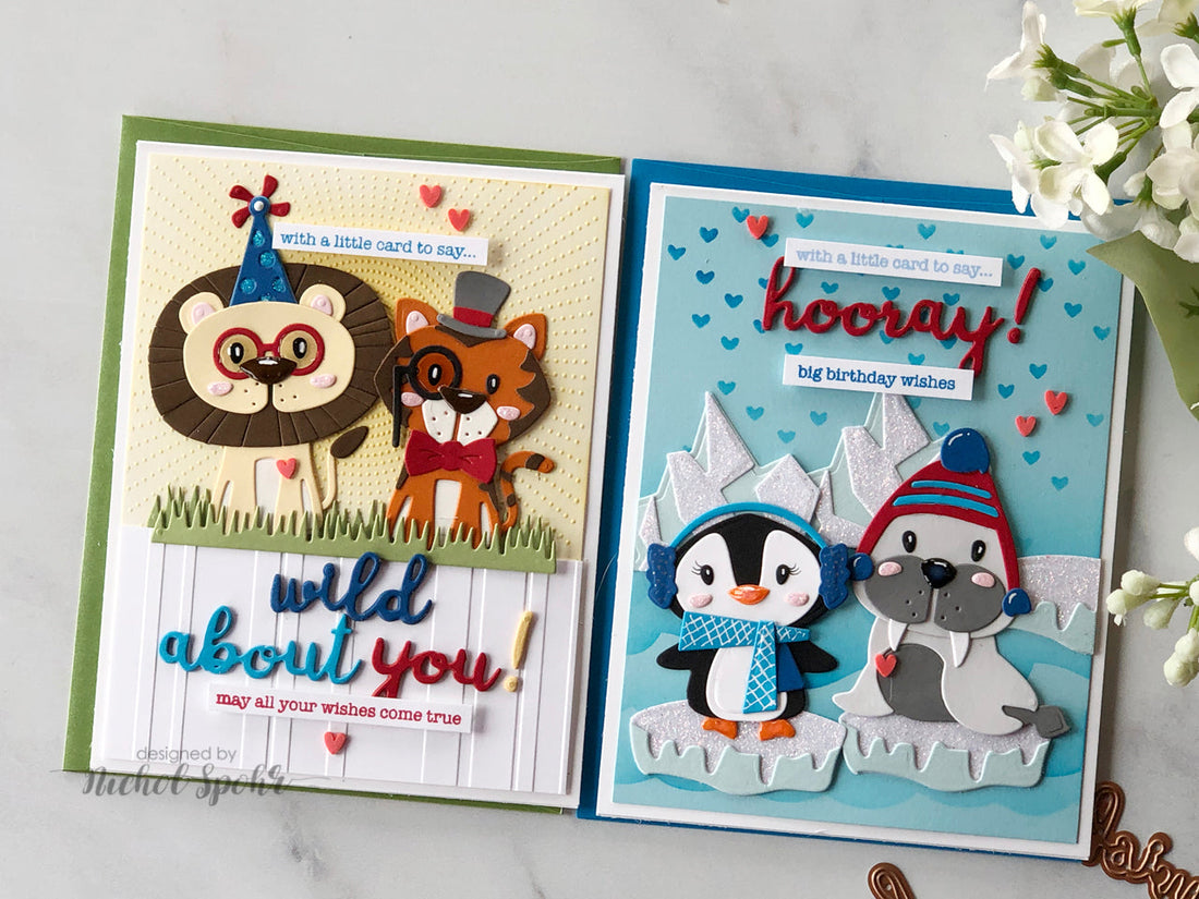 Video: Die D-Lites Animal Scene Cards with Nichol