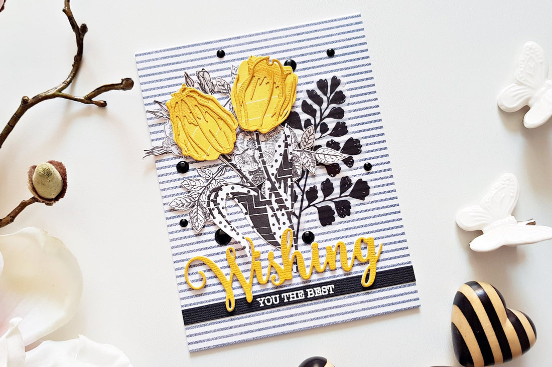 Exclusive Indie Collection Inspiration | Layered Tulips Cards  with Zsoka