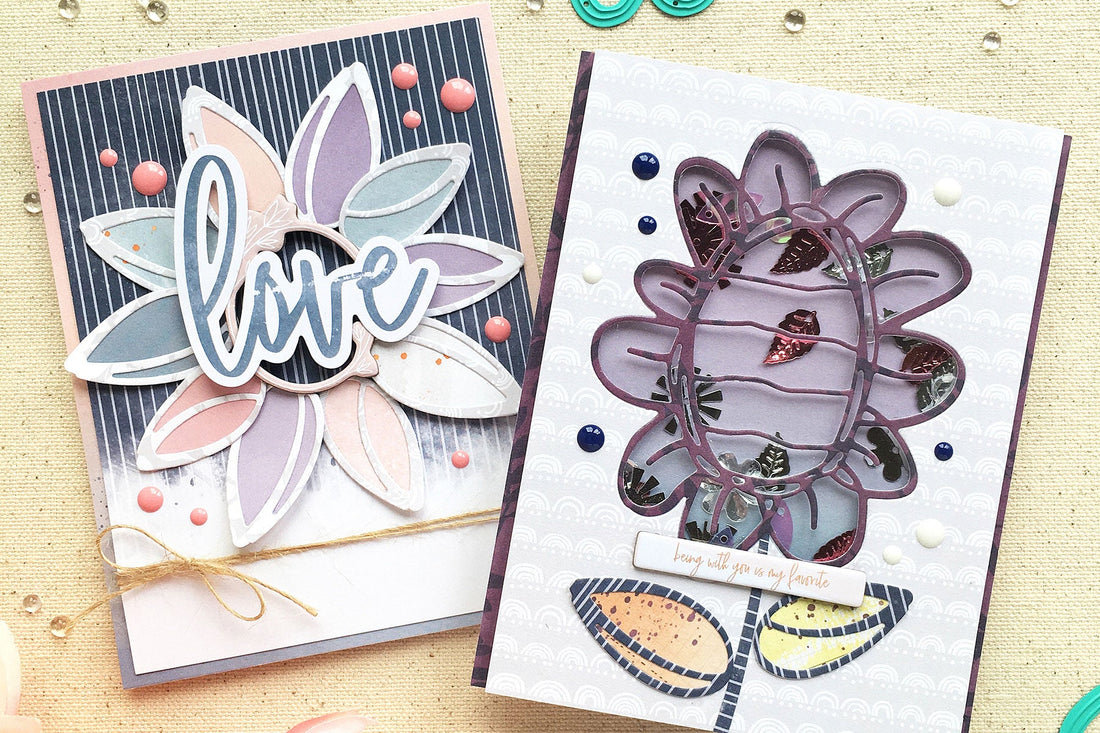 Jane Davenport Artomology | Cardmaking with Sunflower Journal Dies with Enza Gudor