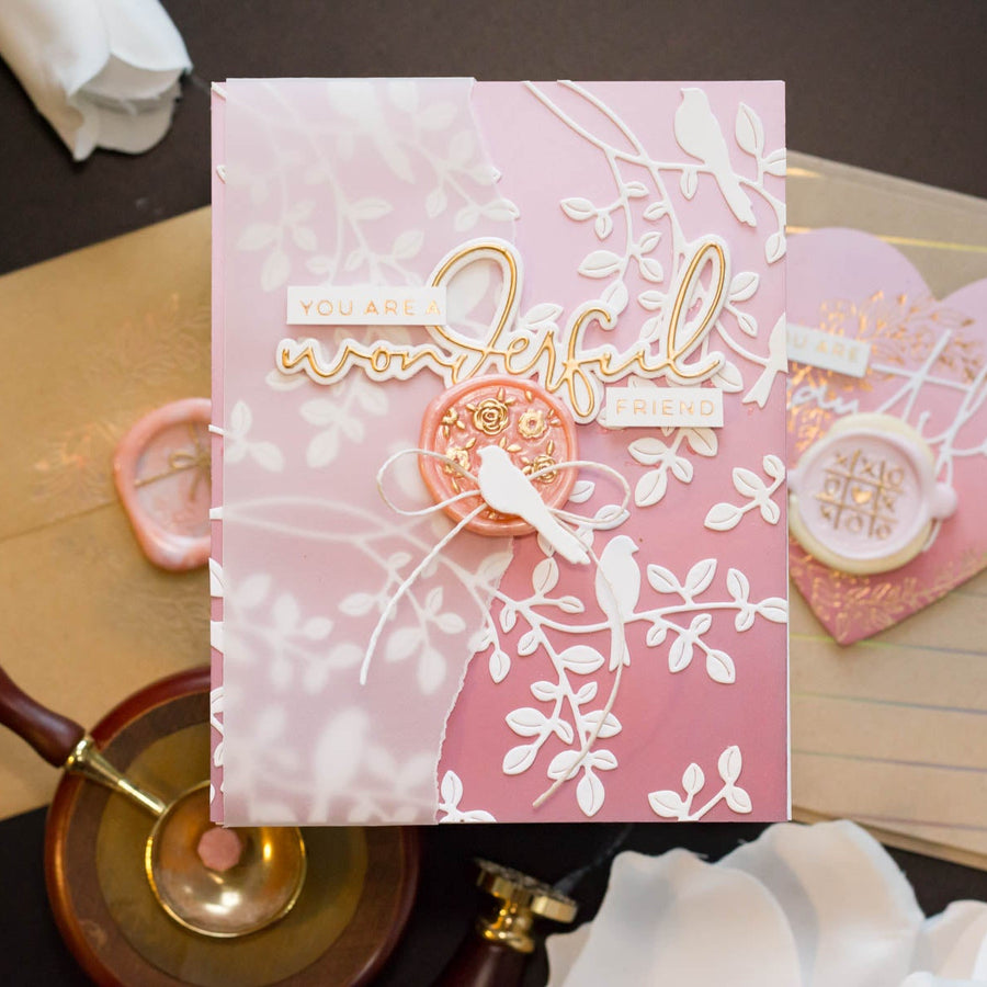 Wax Seal Cards Ideas with Sealed For Spring and Marie Heiderscheit