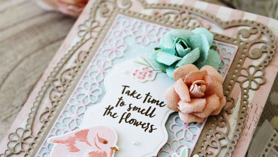 Chantilly Paper Lace Inspiration | Elegant Floral Cards with Melissa. Part 2