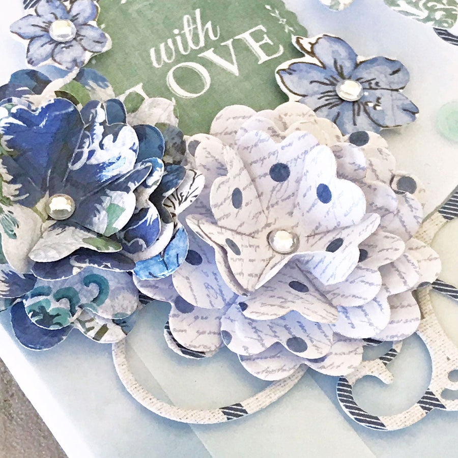 Elegant 3D Vignettes Inspiration | Tiara Rondelle Card with Melissa