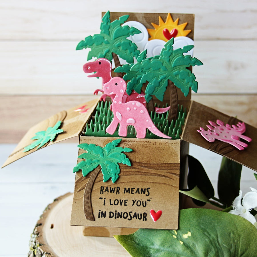 Die D-Lites Inspiration | Dinosaur Pop Up Card. Video