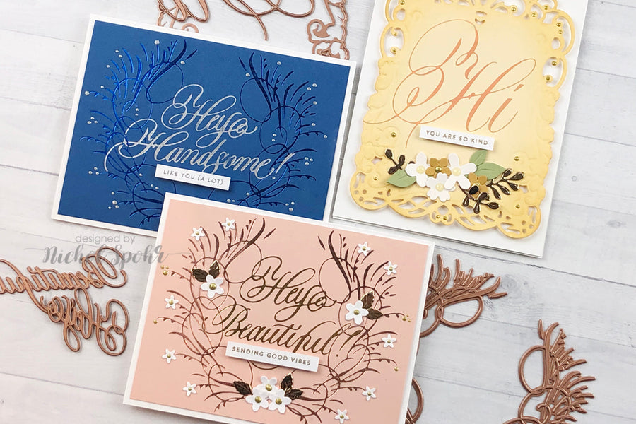 Video: PA Scribe by Paul Antonio Foiled Cards with Nichol Spohr