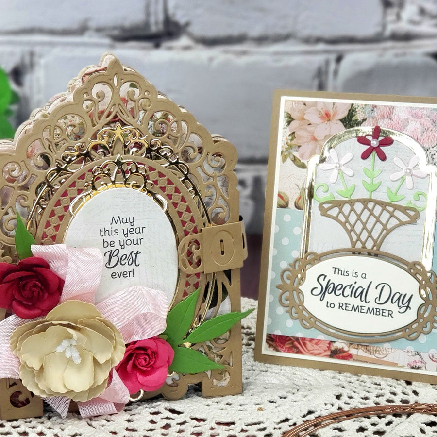 3D Vignette Mini Album Inspiration | Mini Album & Card By Sheri Holt