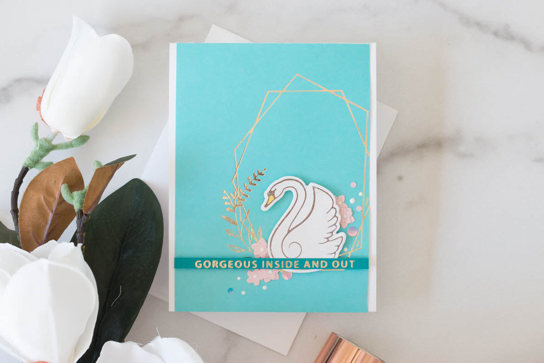 Becca Feeken Sweet Cardlets Collection – Glimmered Sweet Cardlets with Marie