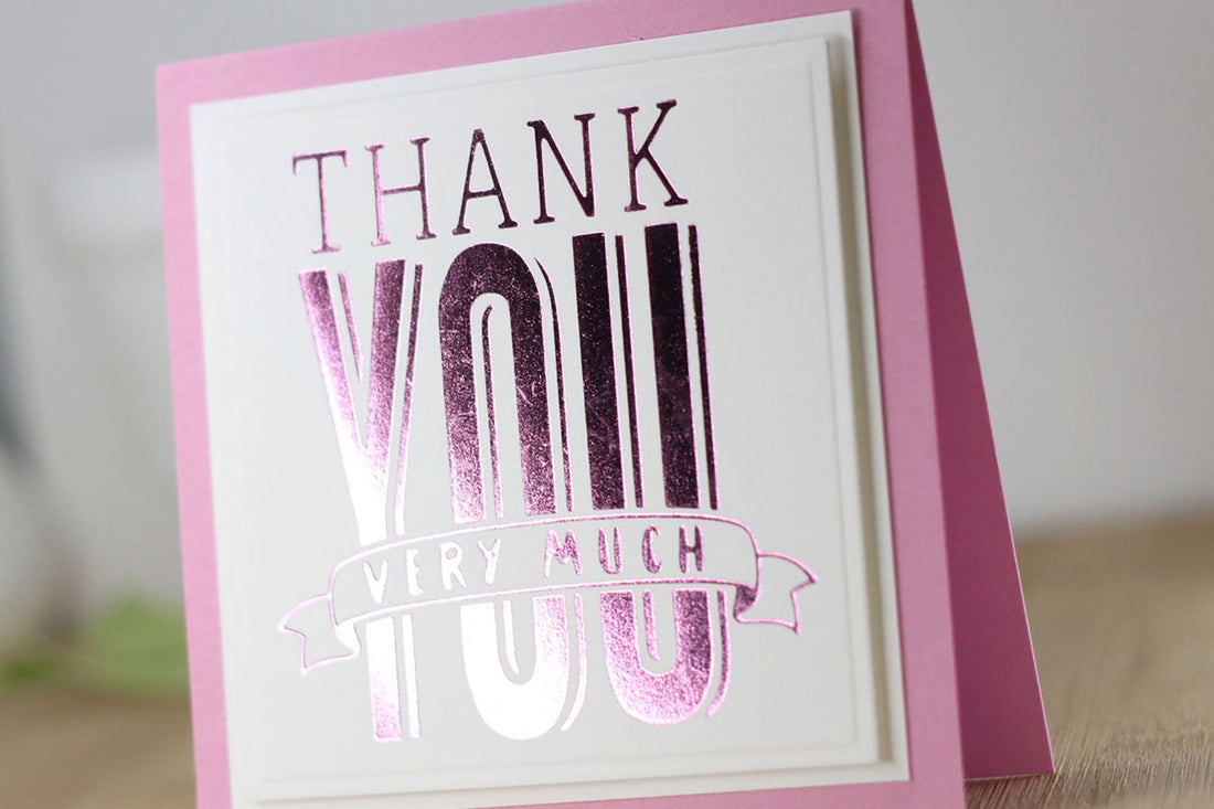 Glimmer Hot Foil Inspiration | Clean & Simple Foiled Cards with Laurie Willison