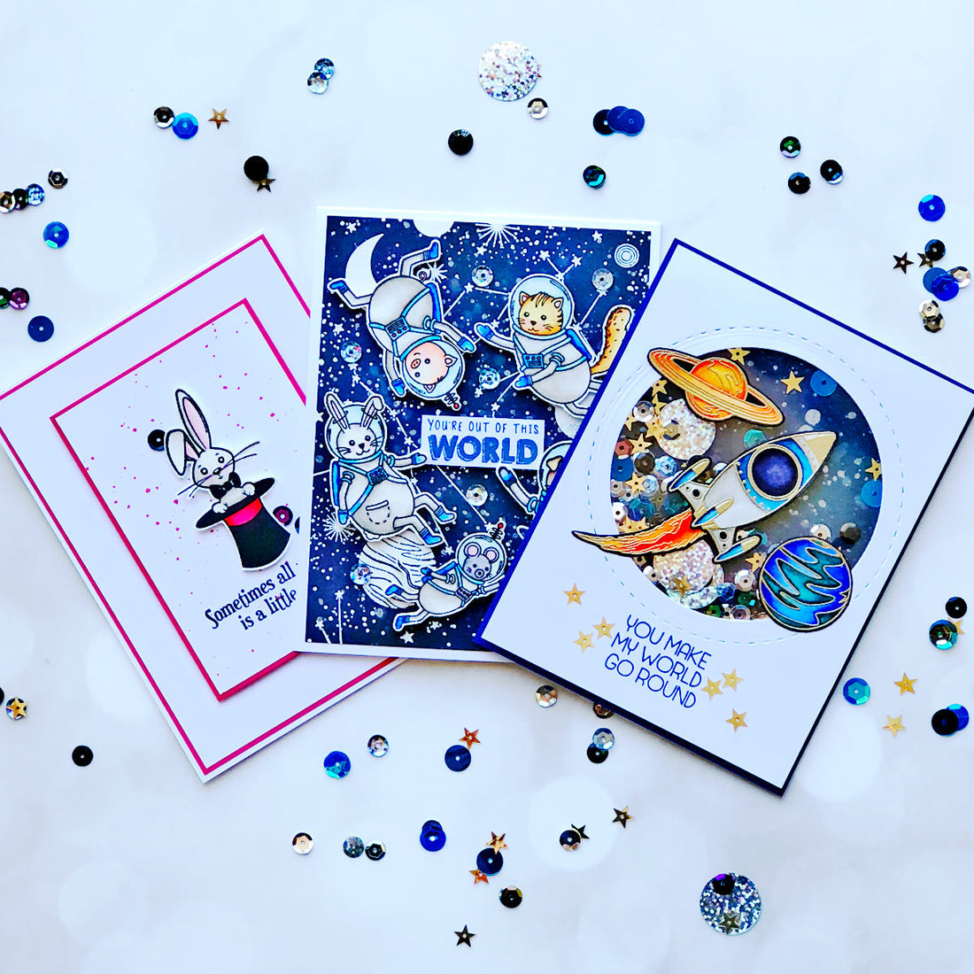 Hello Summer Inspiration | Starry Night Cards with Brenda