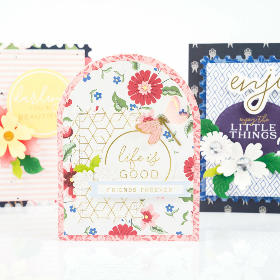3 Different Cards Using the Postage Dies