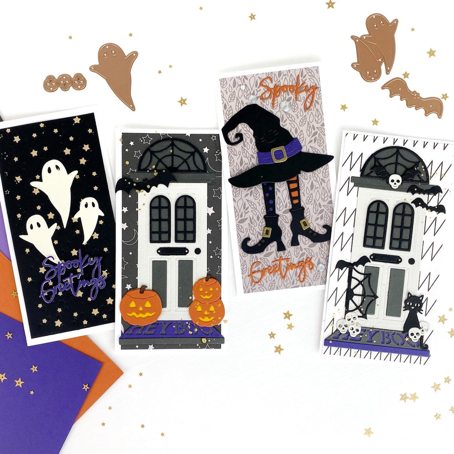 Spooky Greetings | Halloween Mini Slimlines with Suzanna Hansen